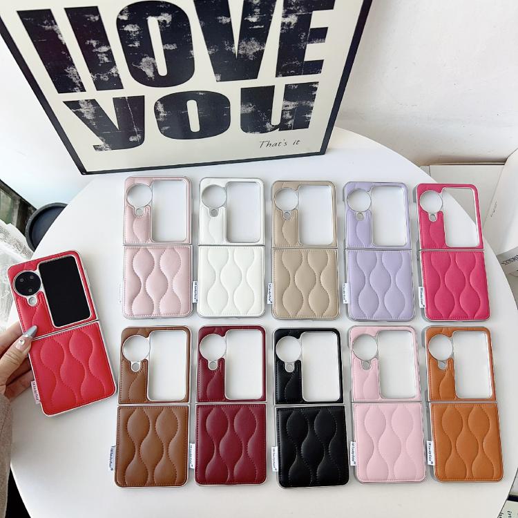 For OPPO Find N3 Flip Puffer Jacket Texture Phone Case