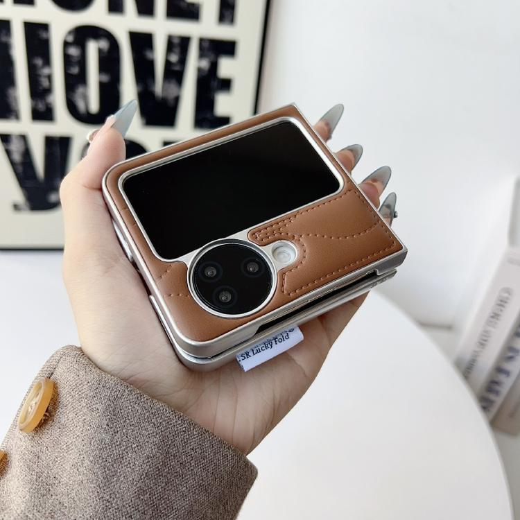 For OPPO Find N3 Flip Puffer Jacket Texture Phone Case