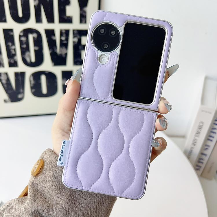For OPPO Find N3 Flip Puffer Jacket Texture Phone Case