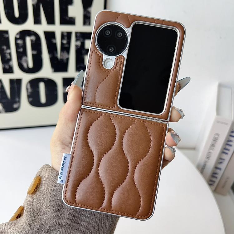 For OPPO Find N3 Flip Puffer Jacket Texture Phone Case