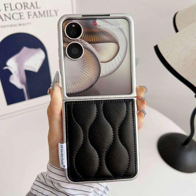 For Xiaomi Mix Flip 2 Puffer Jacket Texture Phone Case