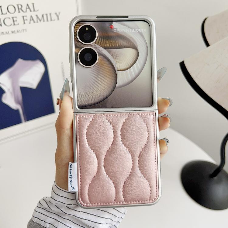 For Xiaomi Mix Flip 2 Puffer Jacket Texture Phone Case