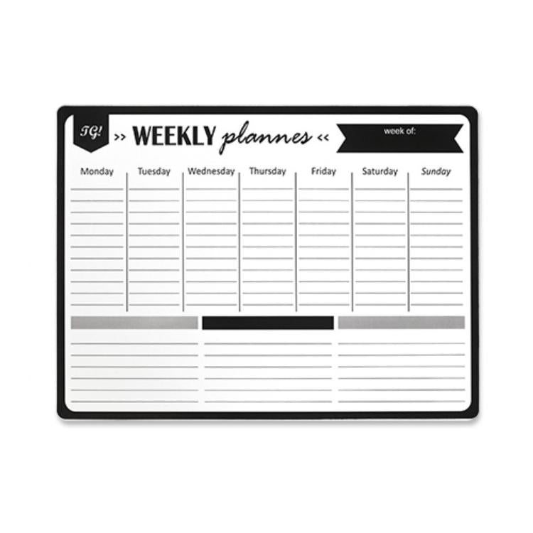 HK007 40x30cm Erasable Magnetic Refrigerator Message Board