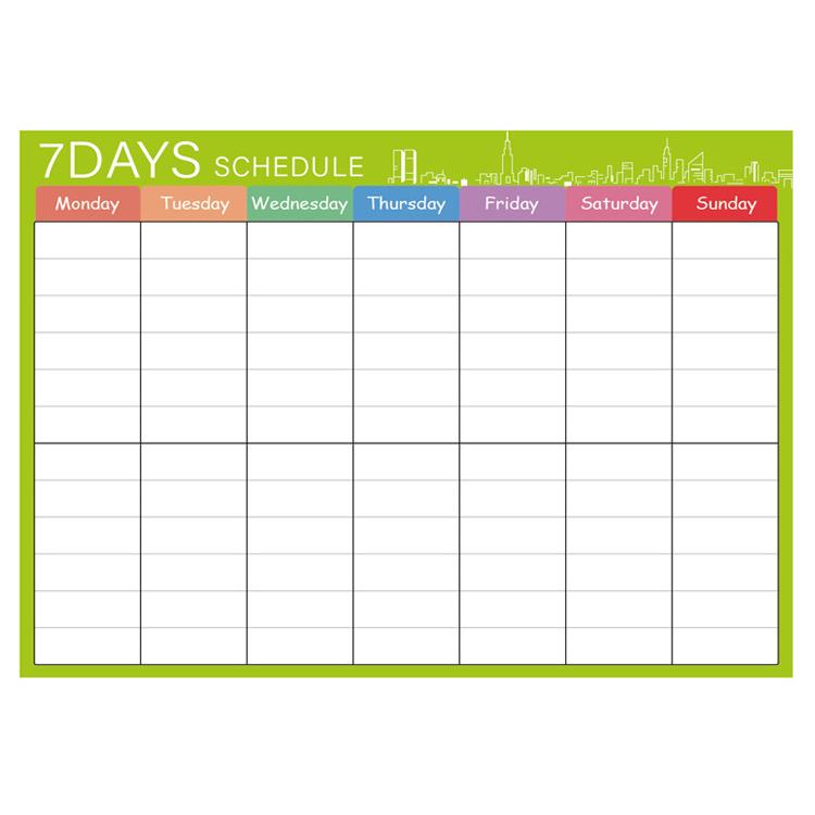 HK055 42x29.7cm Erasable Magnetic Refrigerator Message Board