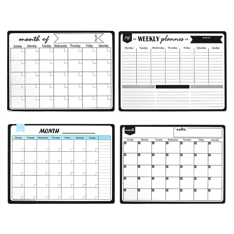 HK017 40x30cm Erasable Magnetic Refrigerator Message Board