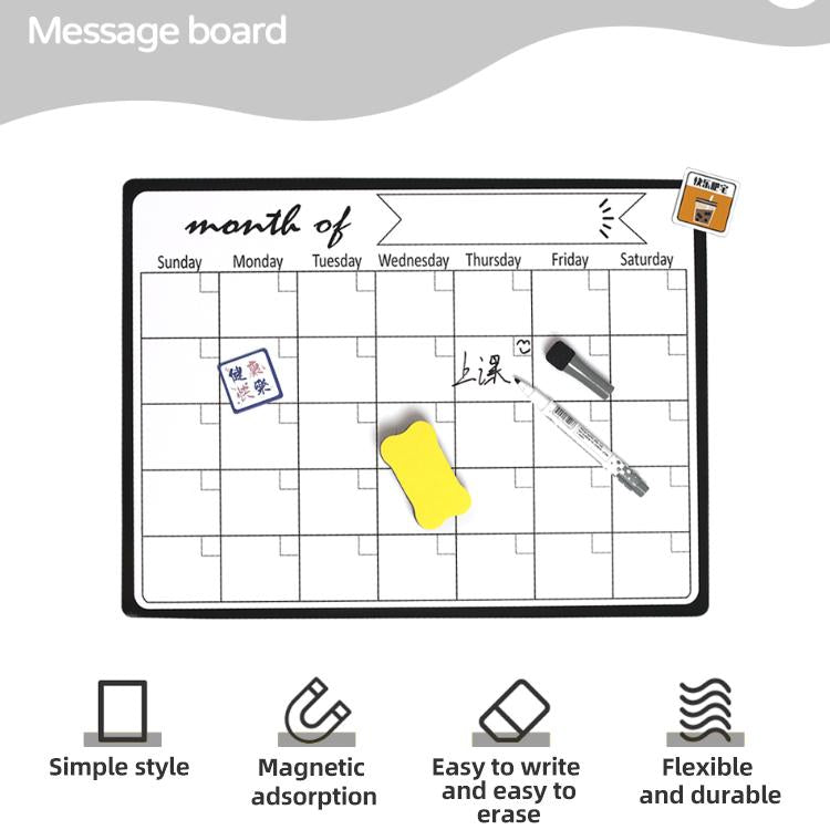 HK018 40x30cm Erasable Magnetic Refrigerator Message Board