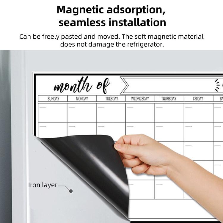 21x28cm Monthly Plan Magnetic Refrigerator Message Board