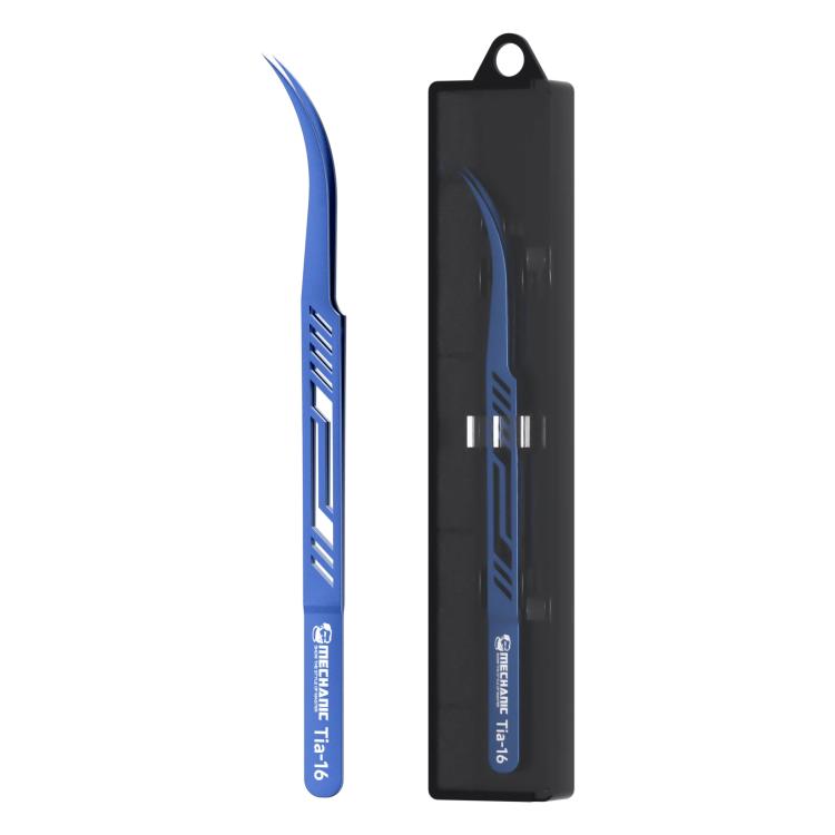 Mechanic Motherboard Flying Wire Titanium Alloy Tweezers, Model:Tia-16