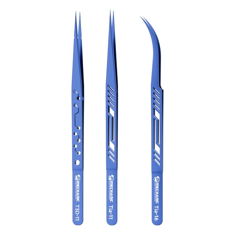 Mechanic Motherboard Flying Wire Titanium Alloy Tweezers, Model:Tia-11