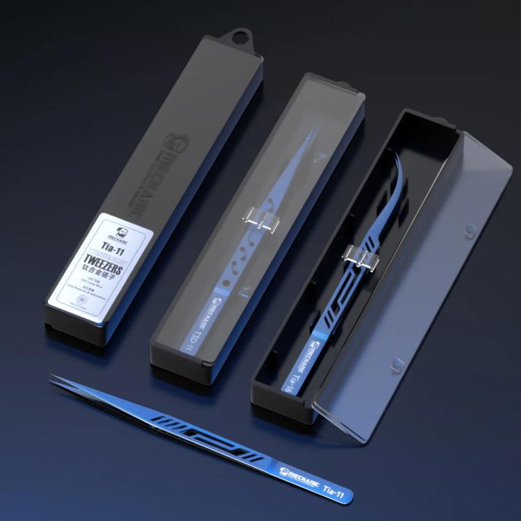 Mechanic Motherboard Flying Wire Titanium Alloy Tweezers, Model:T3D-11