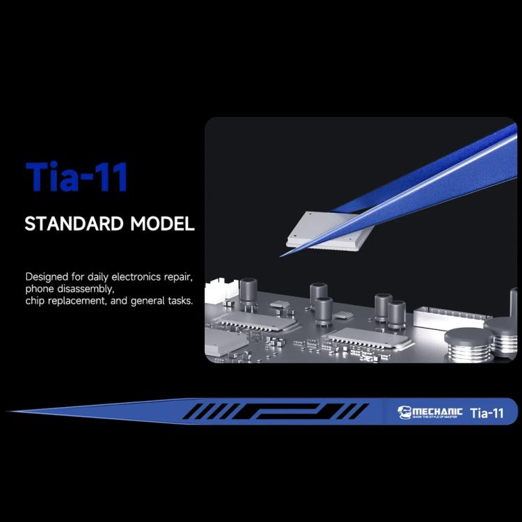 Mechanic Motherboard Flying Wire Titanium Alloy Tweezers, Model:Tia-16