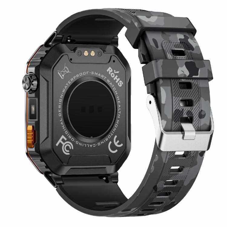 QS39 2.01 inch BT5.3 Sports Smart Watch, Support Voice Call / Sleep / Heart Rate / Blood Oxygen / Blood Pressure Health Monitor