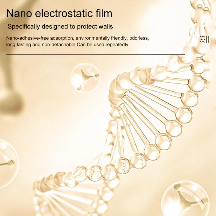 10pcs/Pack Static Electricity Adsorption Transparent Residue-Free Wall Protective Film, Size:45cm Wide x 3m