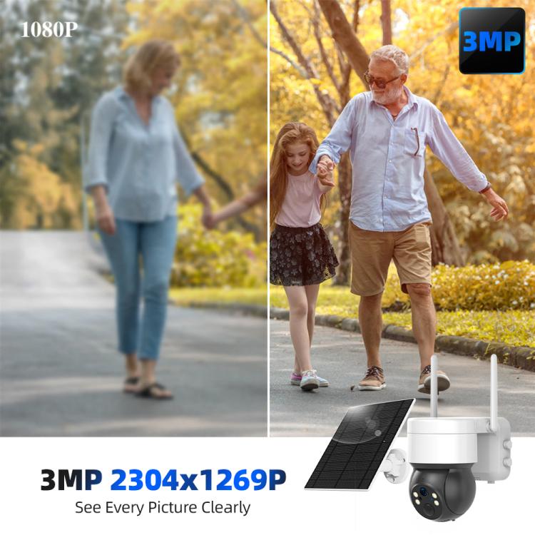 RH-BC10T 4G 3MP Solar-Powered Low-Power Outdoor PTZ Security Camera