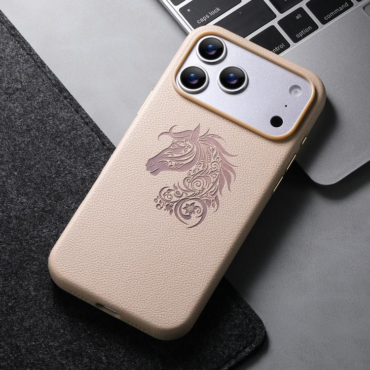 For iPhone 16 Pro Max ESEBLE B1 Five Flowered Horse Phone Case