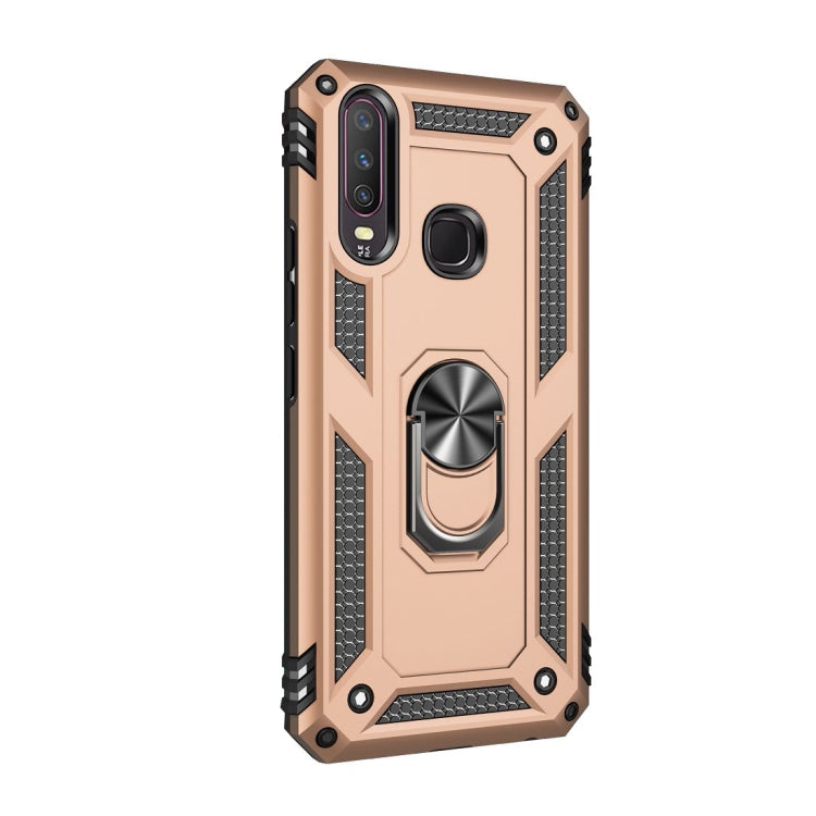 For Vivo Y3 / Y17 Shockproof TPU + PC Protective Case with 360 Degree Rotating Holder