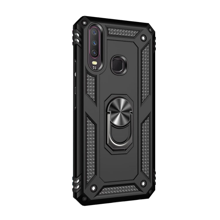 For Vivo Y3 / Y17 Shockproof TPU + PC Protective Case with 360 Degree Rotating Holder