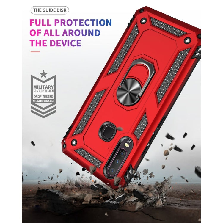 For Vivo Y3 / Y17 Shockproof TPU + PC Protective Case with 360 Degree Rotating Holder