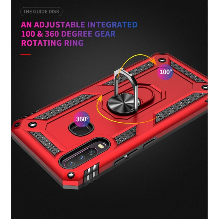 For Vivo Y3 / Y17 Shockproof TPU + PC Protective Case with 360 Degree Rotating Holder