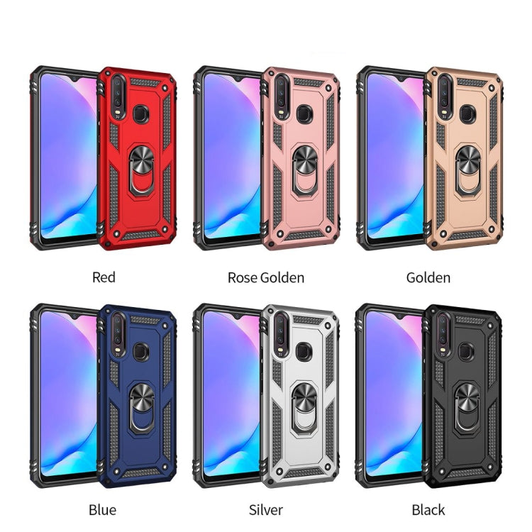 For Vivo Y3 / Y17 Shockproof TPU + PC Protective Case with 360 Degree Rotating Holder