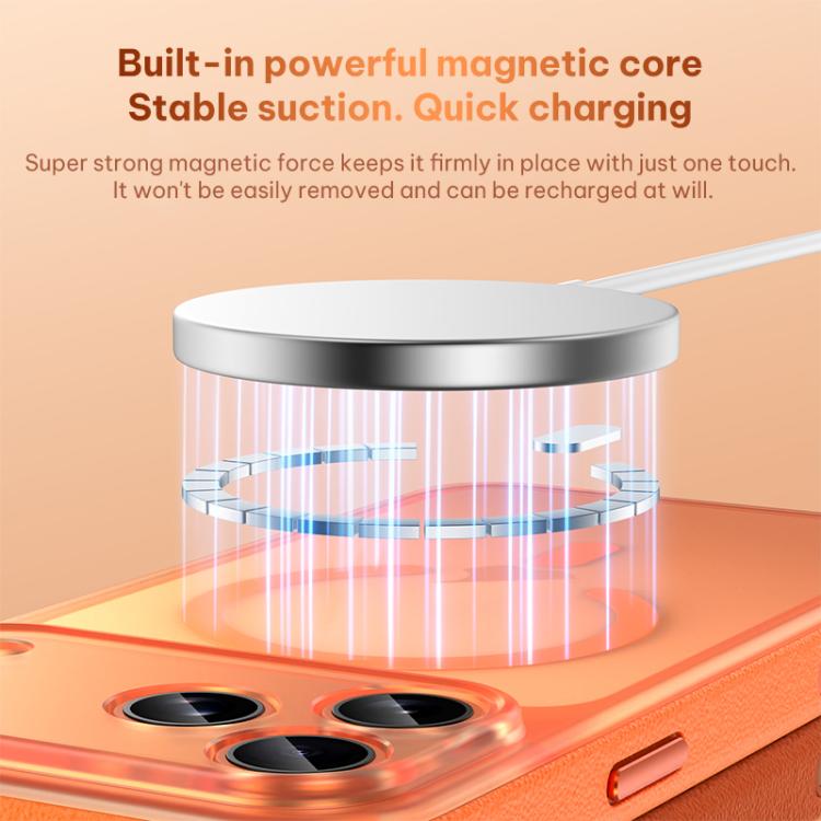 For iPhone 17 Vegan Leather Magnetic Phone Case