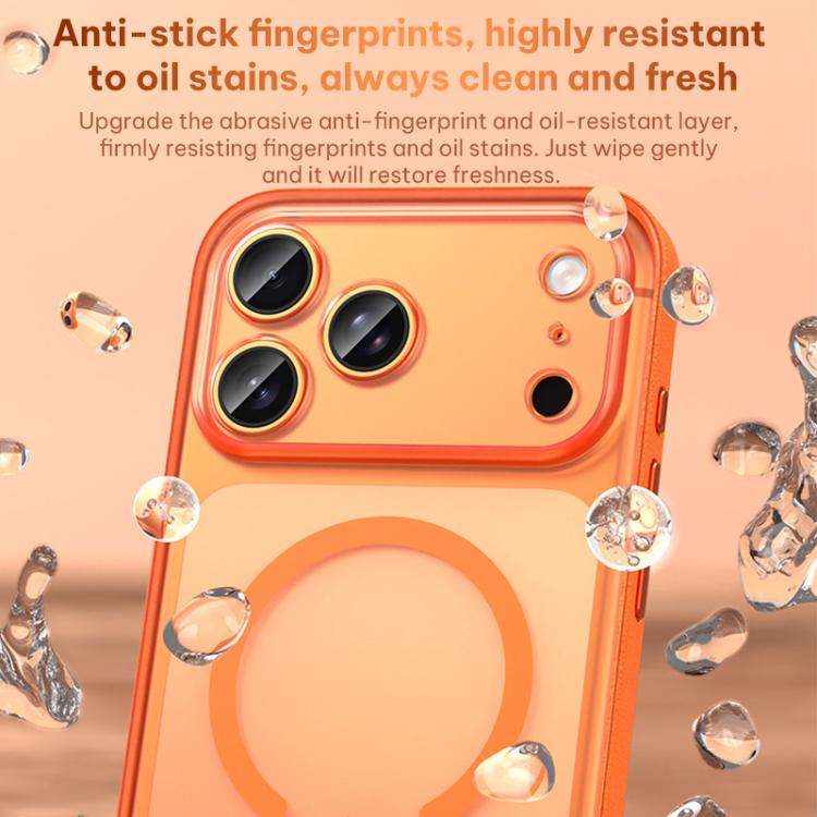 For iPhone 17 Vegan Leather Magnetic Phone Case