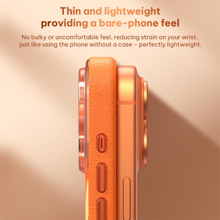 For iPhone 17 Vegan Leather Magnetic Phone Case