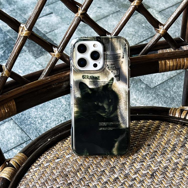 For iPhone 17 Rounded Edge IMD Pattern TPU Phone Case