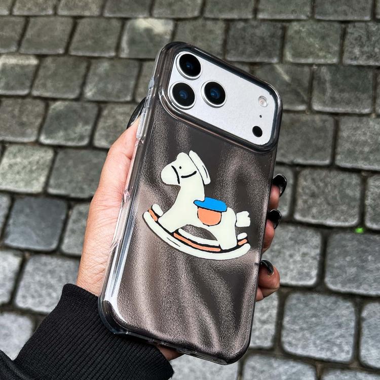 For iPhone 17 Rounded Edge IMD Pattern TPU Phone Case