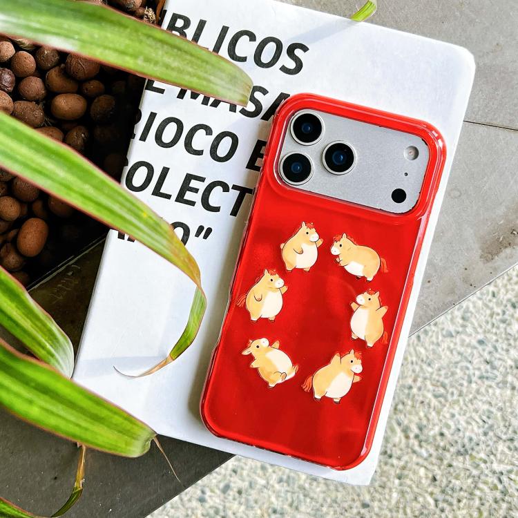 For iPhone 17 Rounded Edge IMD Pattern TPU Phone Case