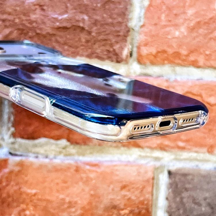 For iPhone 15 Pro Max Rounded Edge IMD Pattern TPU Phone Case