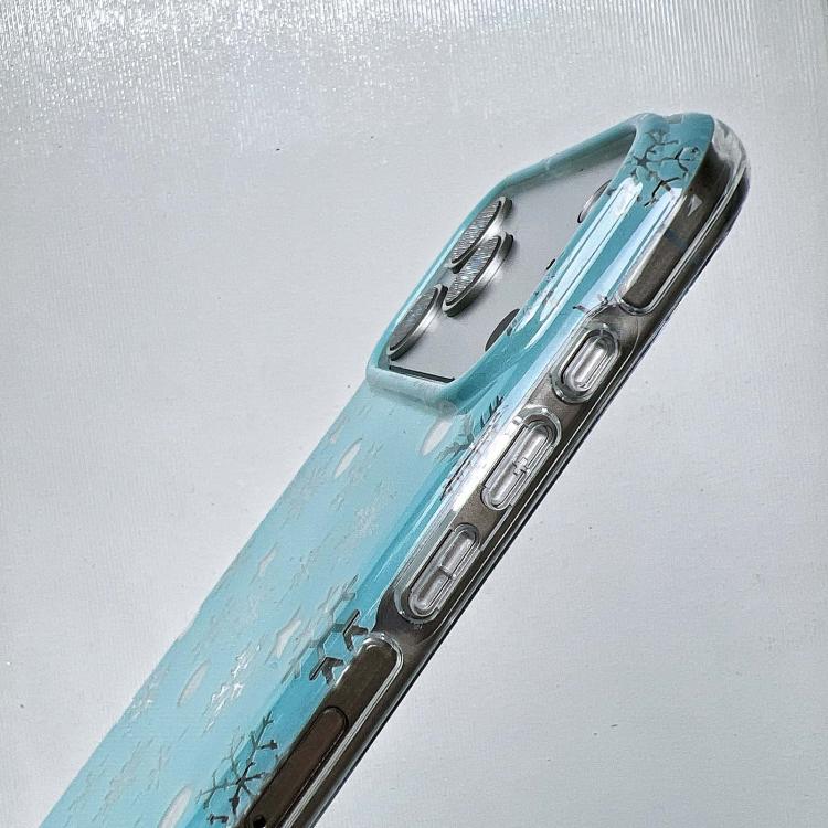 For iPhone 15 Pro Rounded Edge IMD Pattern TPU Phone Case
