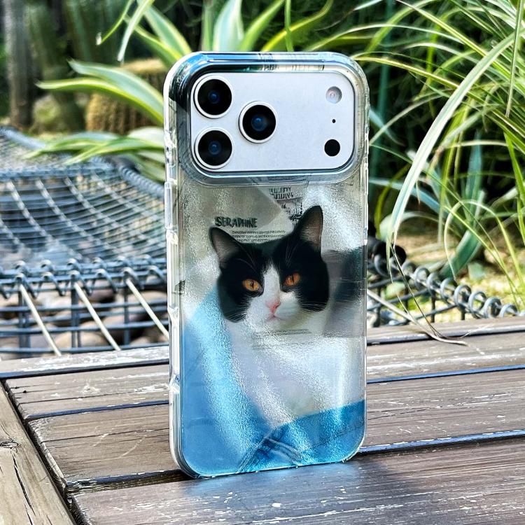 For iPhone 15 Pro Rounded Edge IMD Pattern TPU Phone Case