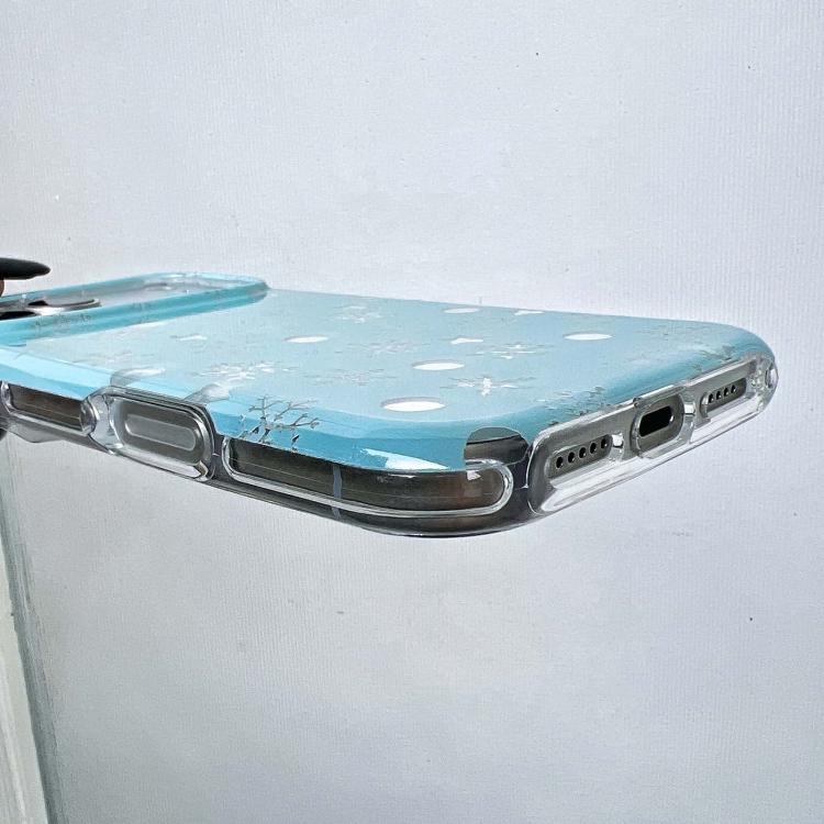 For iPhone 14 Rounded Edge IMD Pattern TPU Phone Case