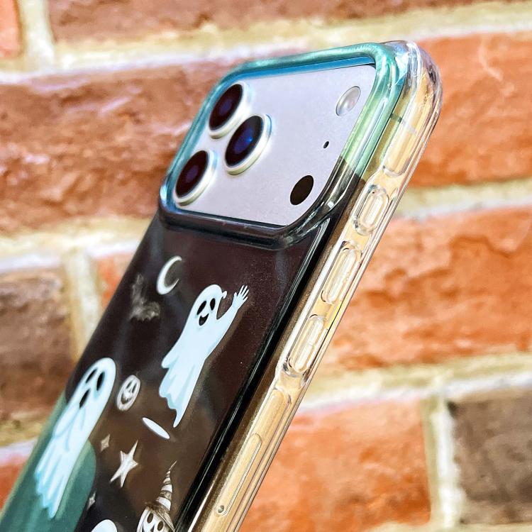 For iPhone 14 Rounded Edge IMD Pattern TPU Phone Case