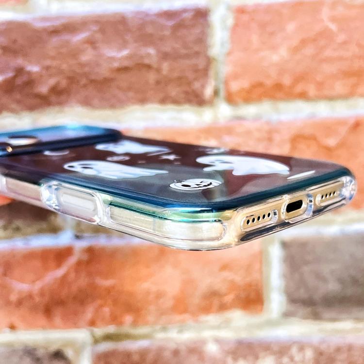 For iPhone 14 Pro Max Rounded Edge IMD Pattern TPU Phone Case