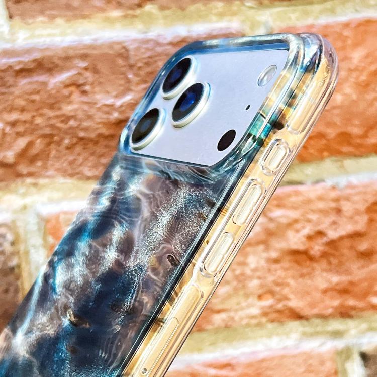 For iPhone 13 Rounded Edge IMD Pattern TPU Phone Case