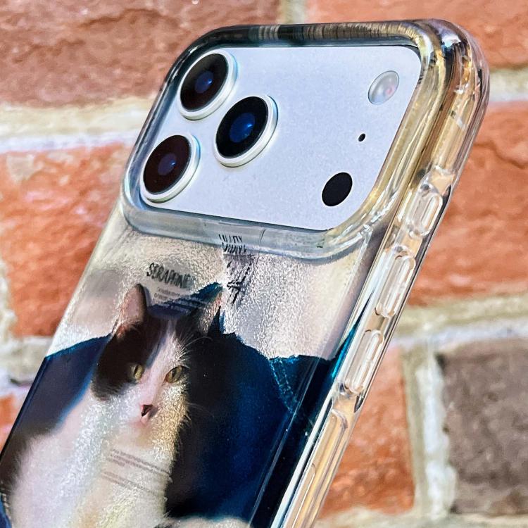 For iPhone 13 Pro Rounded Edge IMD Pattern TPU Phone Case