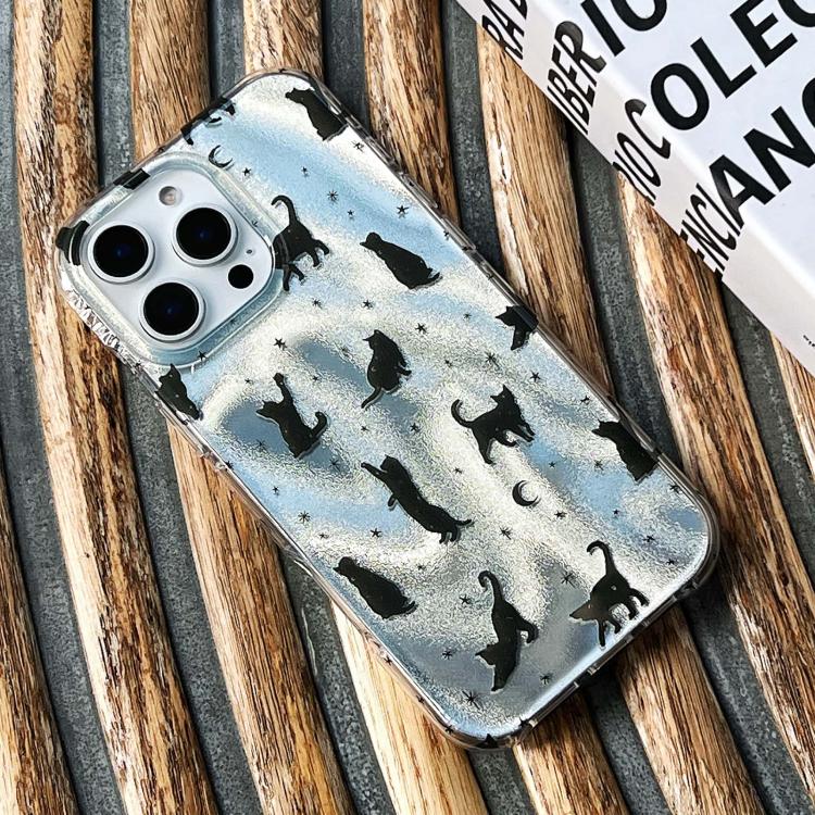 For iPhone 13 Pro Rounded Edge IMD Pattern TPU Phone Case