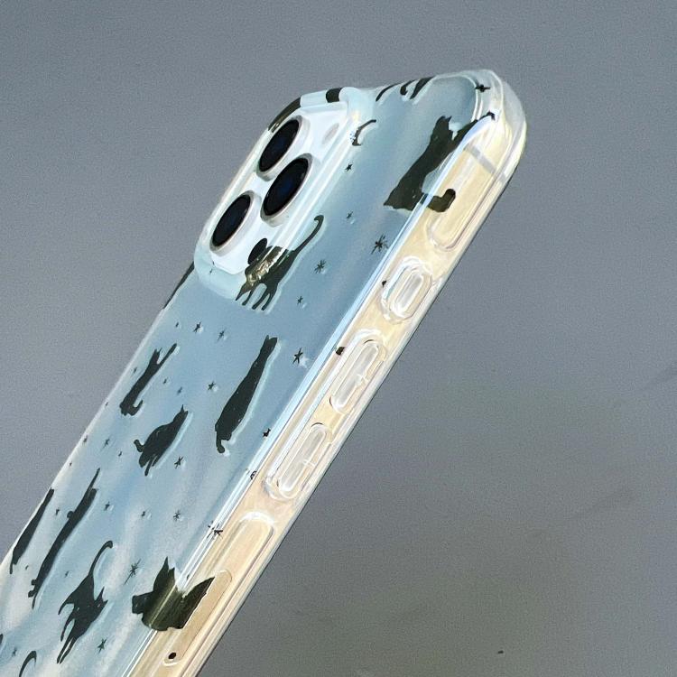 For iPhone 13 Pro Rounded Edge IMD Pattern TPU Phone Case
