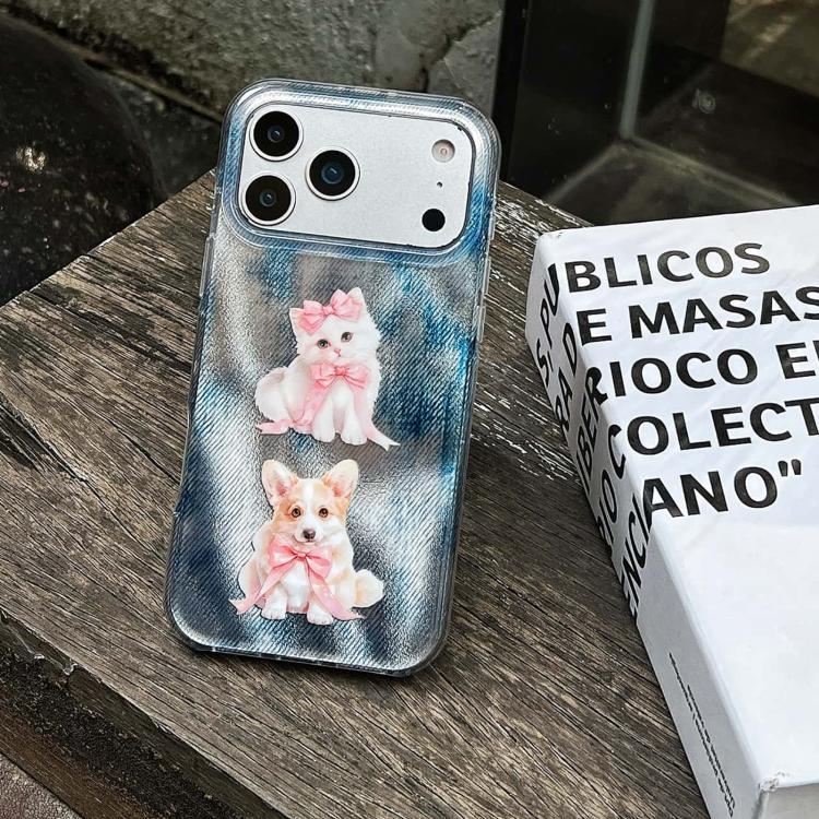 For iPhone 13 Pro Max Rounded Edge IMD Pattern TPU Phone Case