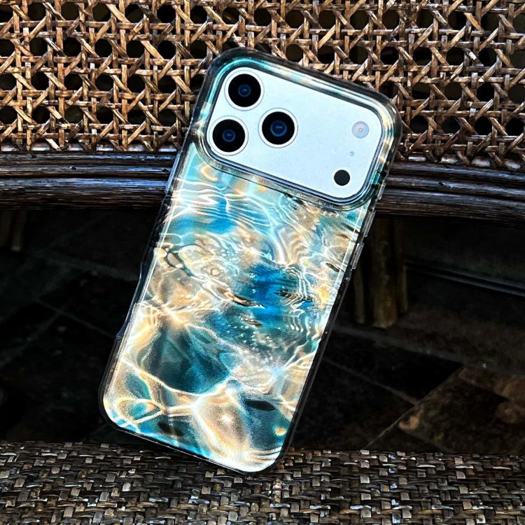 For iPhone 13 Pro Max Rounded Edge IMD Pattern TPU Phone Case