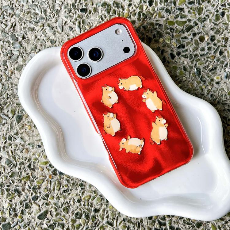 For iPhone 13 Pro Max Rounded Edge IMD Pattern TPU Phone Case