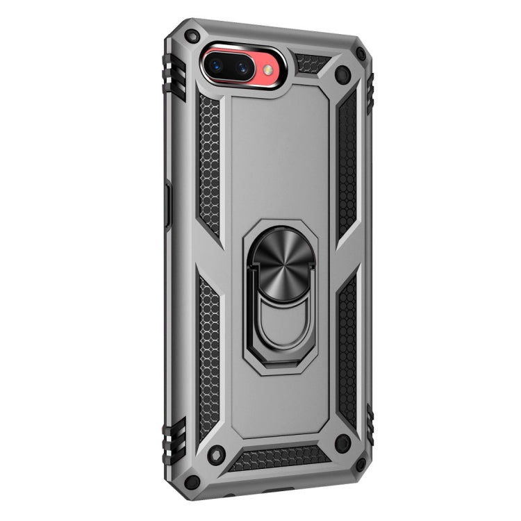 For OPPO A5 / A3s Shockproof TPU + PC Protective Case with 360 Degree Rotating Holder