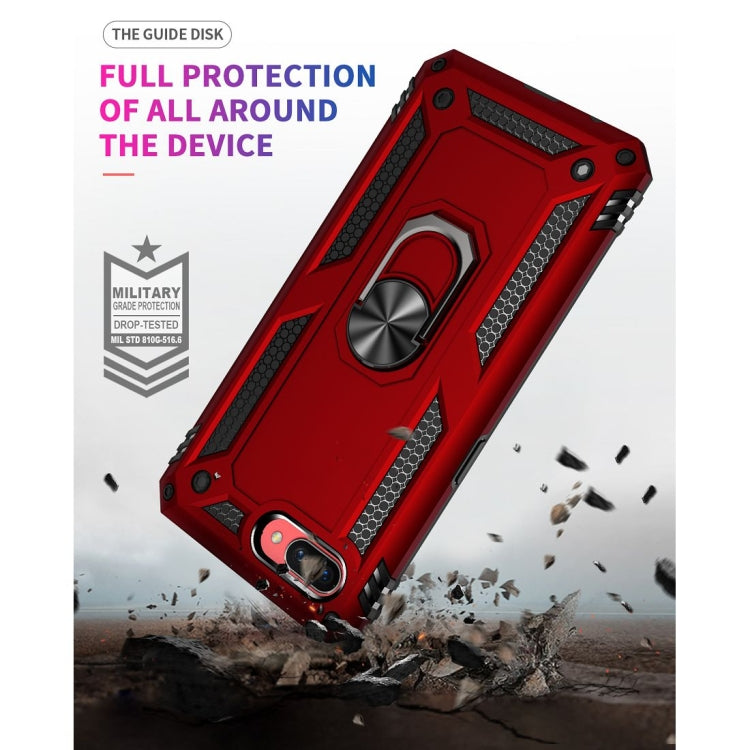 For OPPO A5 / A3s Shockproof TPU + PC Protective Case with 360 Degree Rotating Holder