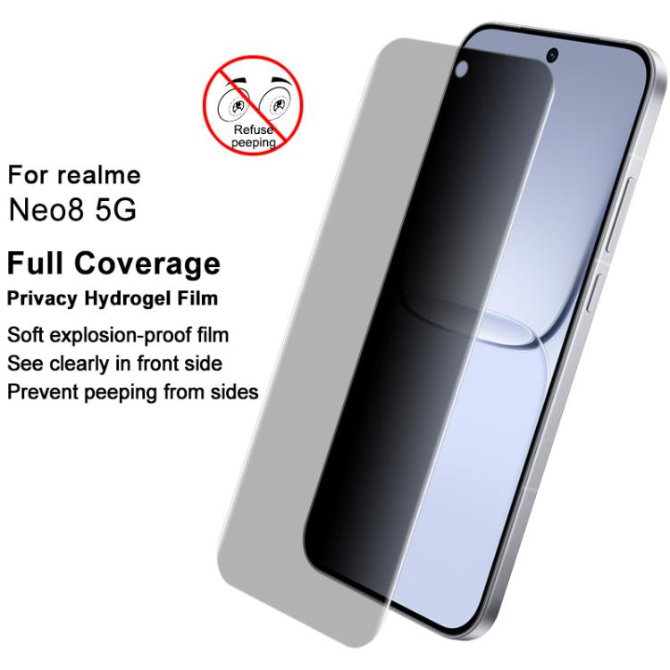 For Realme Neo8 5G imak Curved Full Screen Privacy Hydraulic Film III