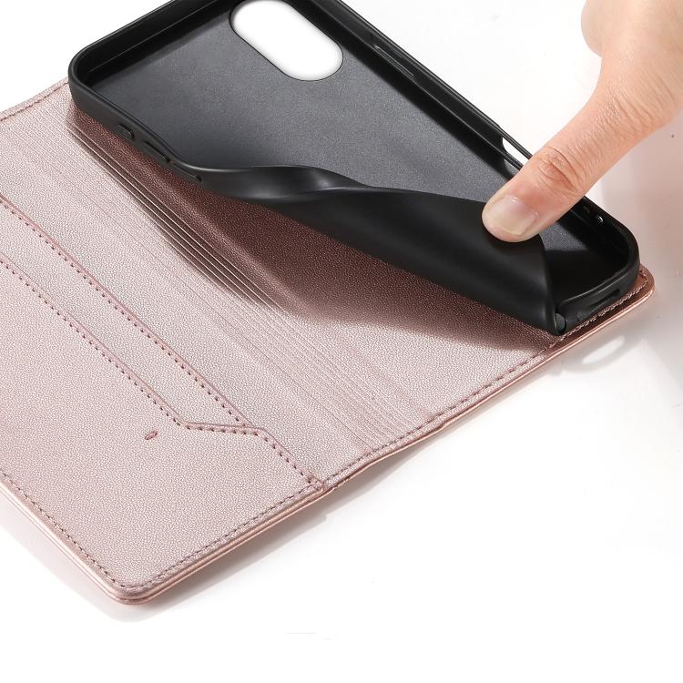 For Sony Xperia 5 VI Stitched Line Magnetic RFID Vegan Leather Phone Case