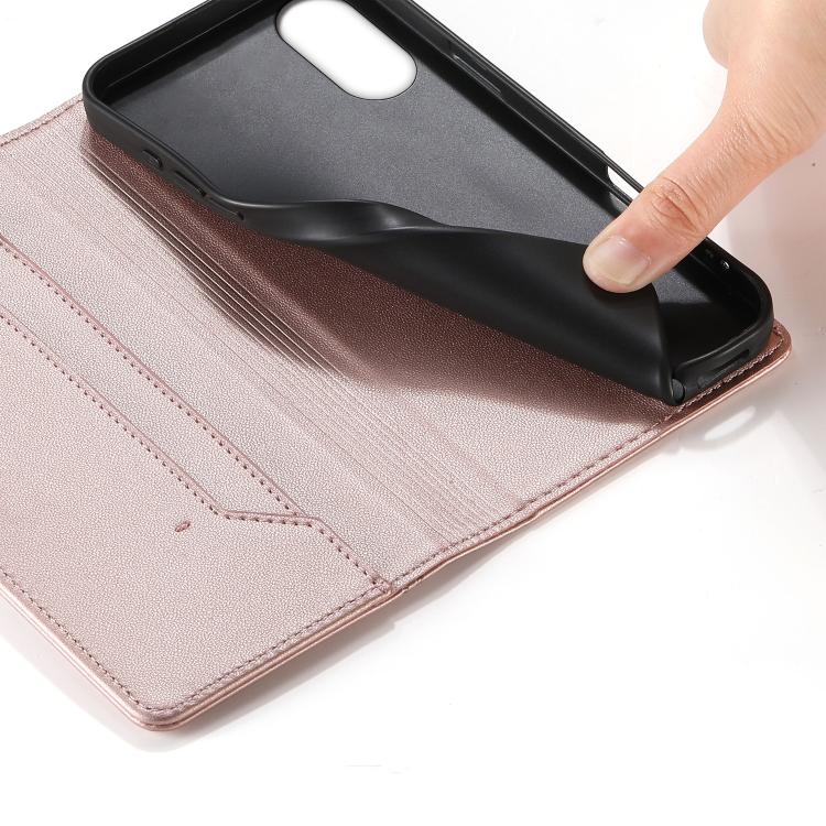 For Sony Xperia 5 V Stitched Line Magnetic RFID Vegan Leather Phone Case