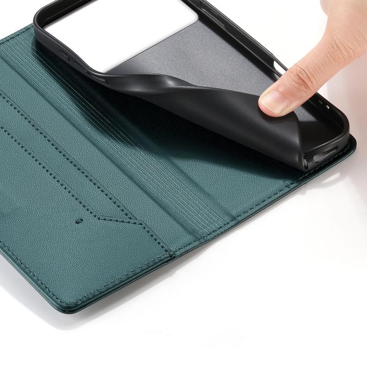 For Samsung Galaxy S26 Edge 5G Stitched Line Magnetic RFID Vegan Leather Phone Case