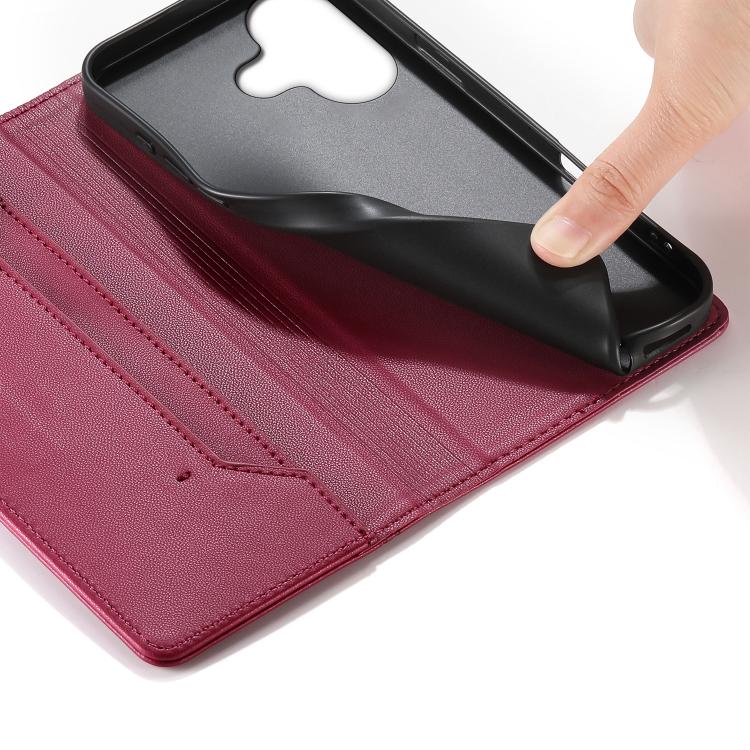 For vivo V60 Lite 5G Stitched Line Magnetic RFID Vegan Leather Phone Case